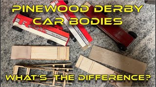 Pinewood Derby Car Bodies [upl. by Artinak]