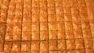 طريقة عمل البقلاوة بالجوز How to make baklava [upl. by Yotal952]