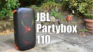 JBL Partybox 110 Review and Sound Test  Best party Speaker [upl. by Enyamert]