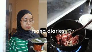 Tsana Diaries  What i cook in a sick day grocery shopping grandmas house [upl. by Alleras]