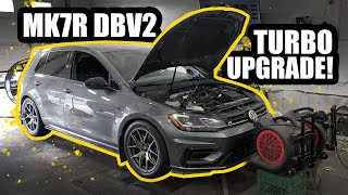 MK75 Golf R Stratified tuned with DBV2 Turbo upgrade [upl. by Latsyc]