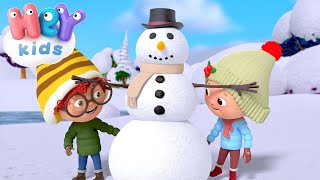 Snögubben Julsång☃️ Vi bygger en snögubbe  Julsånger på Svenska  HeyKids [upl. by Platto]