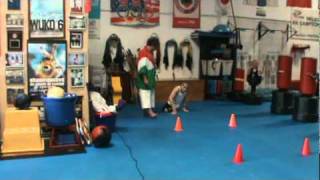 Bilateral amputee conditioning training for karate and wrestling Part 2 [upl. by Eiramanig]