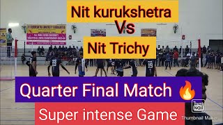 Quarter final Nit Kurukshetra Vs Nit Trichy at All India inter nit Volleyball Tournament 2024 [upl. by Mandi674]