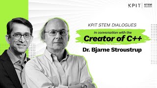 Bjarne Stroustrup From Student to C Creator  KPIT STEM Dialogues [upl. by Allcot529]