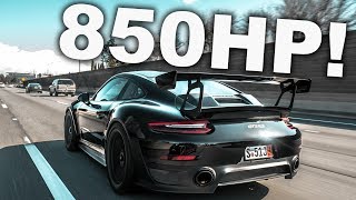 MADNESS 850hp Porsche GT2 RS  FULL THROTTLE [upl. by Hurless]