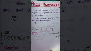 Acid hydrolysis reactions Mscnotes Bebchemistryclasses [upl. by Wolfgram]