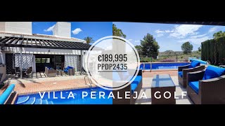 PPDP2435  Lovely 2 bedroom 2 bathroom villa on Peraleja Now €189995 [upl. by Neiviv]