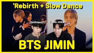 지민 Jimin Rebirth  Slow Dance feat Sofia Carson Live Clip REACTION  💜😳 [upl. by Solokin599]