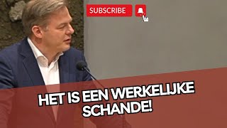 Pieter Omtzigt SLOOPT kabinet Rutte 4 Het is een werkelijke SCHANDE [upl. by Marigolda]