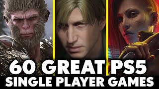 60 Best Single Player Games On PS5 You Need To Experience 2024 Edition [upl. by Arotak406]