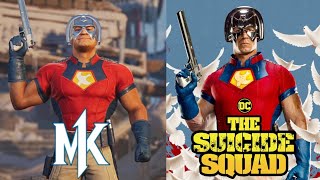 MK1  ALL Peacemaker quotThe Suicide Squadquot Movie References 4K 60ᶠᵖˢ ✔ [upl. by Chura]