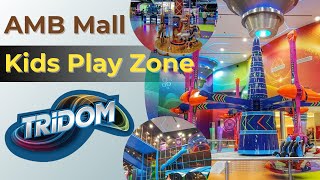 AMB Mall Play Zone  Kids Play Zone  Tridom Play Zone Sarath city capital mall  Hyderabad Telugu [upl. by Airbma783]