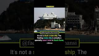 Its not a stuck cruise ship The floating cruise ship is actually speciality resort in South Korea [upl. by Haggi]