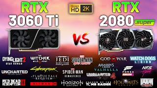 RTX 3060 Ti vs RTX 2080 SUPER in 2023 Test in 20 Games 1440p [upl. by Aileda]