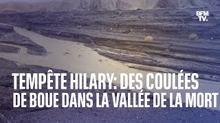 Coulées de boue inondations La tempête Hilary frappe la Californie [upl. by Hsreh]