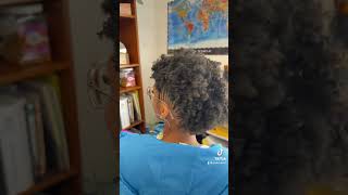 Frohawk with curls 4chair frohawk hairstyle blackwoman [upl. by Rosaleen865]