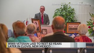 WW2 veteran laid to rest in Clovis decades after his death [upl. by Atinihc]