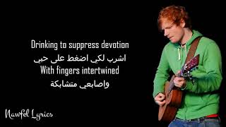 Ed Sheeran  im a mess lyrics مترجمة [upl. by Bow]