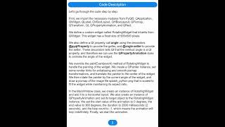 How to Create a Rotation Animation in PyQt [upl. by Lahcar]