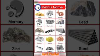 metals name  metals shortvideo gk shorts atozpadhai [upl. by Jer]