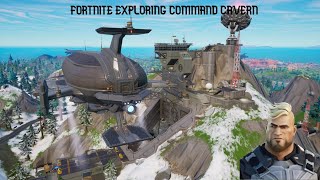 Fortnite Exploring Command Cavern [upl. by Noma]