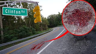 IF YOU EVER SEE A TRAIL OF BLOOD ON CLINTON ROAD DONT FOLLOW IT AND RUN WE DISCOVERED THE TRUTH [upl. by Slyke]