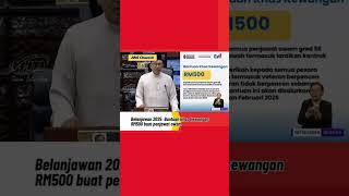 Bonus RM500 buat penjawat awam shorts belanjawan2025 pmx anwaribrahim malaysiamadani [upl. by Brok223]