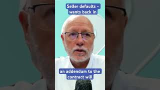 Seller defaults  how to reinstate shorts realestatetips [upl. by Kori]