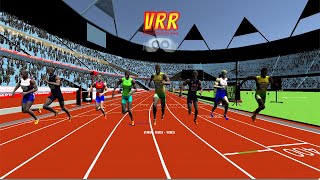 Athletics Games VR video 360 100 meters [upl. by Anadroj]