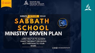 Sabbath School Ministry Driven Plan  Roseau SDA Church  01062024 [upl. by Gschu929]