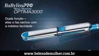 Prancha BaByliss Nano Titanium PRO Optima 3000  Original by Roger  Beleza de Mulher [upl. by Rawley558]