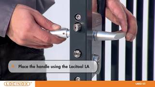 LAKQ U2 Gate Lock  Locinox USA Installation Video [upl. by Iolanthe867]