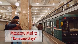 Moscow Metro station quotKomsomolskayaquot [upl. by Leibarg]