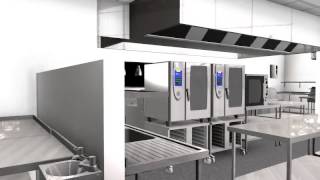 Garden Centre Kitchen Design 3D Animation [upl. by Philipps]