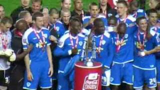 Leicester City  League One Trophy Presentation 24409 HIGH DEFINITION [upl. by Ayr]