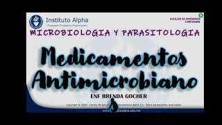 FARMACOS ANTIMICROBIANOS  MICROBIOLOGIA [upl. by Nawyt]