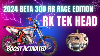 RK Tek first impressions amp Jetting  2024 Beta 300 RR Race Edition [upl. by Moir]