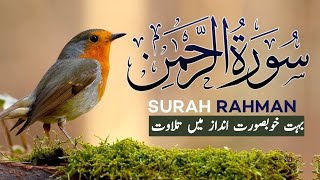 Surah Rehmanquot Quran Recitation Tilawat Heart Touching Recitation of  SurahRahman najam voice [upl. by Drobman]