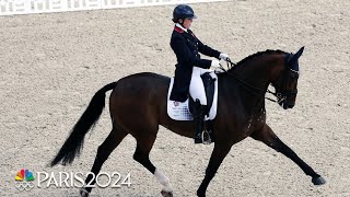 Equestrians individual dressage day one Best performances from the Paris Olympics  NBC Sports [upl. by Bore]