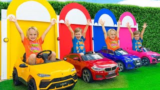 Car Garage Adventure with Chris  Learn colors for kids [upl. by Andrews]