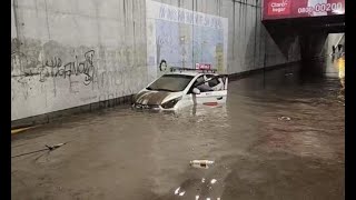 Arequipa Lluvias torrenciales llegaron a la ciudad blanca e inundaron las calles [upl. by Nylacaj]