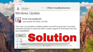 Fix 0x80240438 ‘There Were Some Problems Installing Updates’ Windows 1110 Guide [upl. by Zebulen]