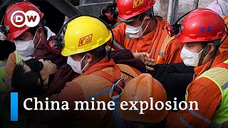 Chinese rescue workers find 10 miners dead after rescuing 11  DW News [upl. by Loralyn528]