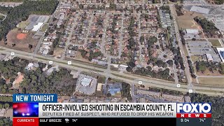 Escambia County Florida Sheriff’s officials report officerinvolved shooting [upl. by Aseuqram762]