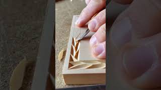 Wood engraving concave process Good tools and machinery make work easy [upl. by Aissela]