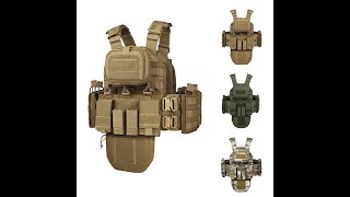 YAKEDA new bulletproof tactical vest plate carrier with crotch protection VT8426 black color [upl. by Hgielrahc]