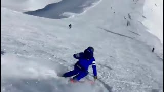 Skiing in Ponte di Legno Tonale with Jacopo Bonaccorsi ⛷ [upl. by Alegnad]