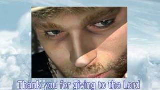 THANK YOU FOR GIVING TO THE LORD by RAY BOLTZ with lyrics [upl. by Tilney652]