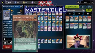 YuGiOh Master Duel Amorphage Magician Deck Profile [upl. by Sanoy]